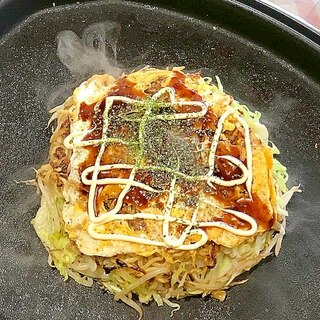 ホットプレートで作る広島焼き